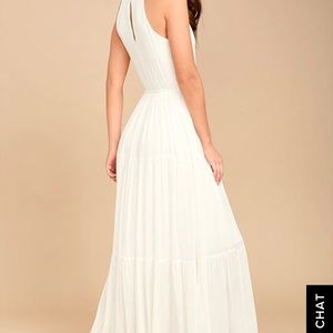 for life white embroidered maxi dress